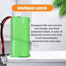 무선전화기 유뮤선전화기 레트로 무선 전화 건전지를위한 2.4V 800mAh BT-166342 AAA ni mh 재충전 전지, 한개옵션0