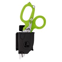 LEATHERMAN Raptor Rescue 비상 가위 스트랩 커터 및 유리 브레이커 포함 미국산 그린 유틸리티 칼집 포함, Green W/Utility Sheath