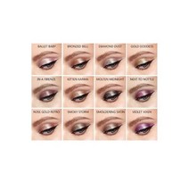 Stila 스틸라 매그니피센트 메탈 글리터 또는 쉬머 & 글로우 리퀴드 아이 섀도우 0.15온스, 로즈 골드 레트로