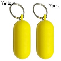 호환 frp 보트 선외기 낚시보트 액세서리 키 버클 해양 세일링 float canal keychain kayak keyring fender buoyant holder 플로팅 키, 노란색-2pcs