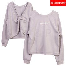 브랜드없음 르꼬끄 에슬레져 2-WAY 꼬임 맨투맨 QM322OFS83-LGP