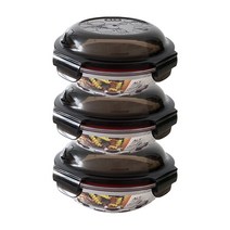 에이엘에스 트라이탄 밀폐용기 돔형 450ml 3P, 3개