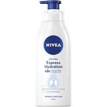 니베아 호주 Nivea Body Lotion 익스프레스 하이드레이션 48h 모이스처 바디로션 400ml, 1팩