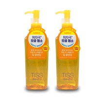 시세이도 티스 딥 오프 클렌징오일 N 320ml 2개 모공청소 각질제거 미세먼지세정 국민세정제 노란티스, 1개 320ml