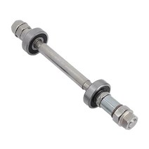 (호환) 산악 자전거 솔리드 메탈 액슬 도로 자전거 휠 6000 베어링 허브 자전거 부품 앞 바퀴, [2] 18x26cm