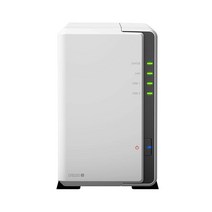 개인서버 헤놀로지 가정용 nas 나스 오리지널 Synology NAS 디스크 스테이션 DS220j 2 베이 512MB DDR4 64 비트 4 코어 1.4 GHz 디스크리스, 한개옵션0