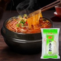 [소공원]1+1 중국 넙적당면 넓적 넓은 납작 샤브샤브 훠궈면 재료 용구 용수 콴펀 분모자 떡볶이면 롱쉬, 분모자당면 300g