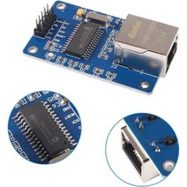 이더넷 LAN 네트워크 모듈 SPI 인터페이스 아두이노 AVR PIC LPC STM32 용 ENC28J60 ENC28J60-I/SO HR911105A 3.3V, [01] ENC28J60