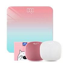 메이스 LED 디지털 스마트 체중계 전자저울 몸무게 저울 가정용, 1, 심플화이트체중계