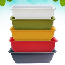 컬러텃밭화분 플라스틱화분 상추화분, 그레이