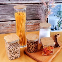 분쇄커피보관 꽃보관 과일청유리병 찻잎보관통 760ml