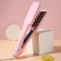 세라믹 옥수수 고데기 볼륨 체크 옥수수수염 모건 고데기랑 같은 매트 고데기 뿌리 고데기 스틱 신기, 핑크4기어온도조절+(컬렉션), 하나