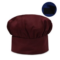 남자빵모자 헌팅캡 빵모자 화가모자남성용 9 색 요리사 모자 주방 주름 호텔 케이터링 버섯 조절 가능한 유, 와인 레드