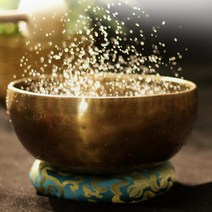 이도다완 접시 이천 도자기 사기 4인 그릇 세트 네팔 보름달 그릇 순수한 단조 티베트 소리 치유 스파 명상, 01 16cm