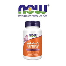 NOW 나우푸드 인돌-3 카비놀 200 mg with Flax Lignan Extract 60 베지캡슐, 1개