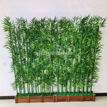 대나무 파티션 가벽 테라스 발코니 옥상 가림막 일식집 초밥지 입구 파티션 병풍 야외온천, 80cm 받침대 +1.8m 대나무 14개