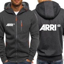 ARRI 로고 남성 봄가을 패션 집업 후드 트레이닝 자켓