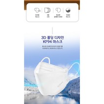 (국산) 에어포레스트 마스크 KF94 4중필터 대형 3매입, 2개