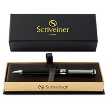 Scriveiner 블랙 볼펜 - 24K 골드 피니쉬 럭셔리펜, 브리티시 레이싱 그린