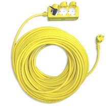 덮개있는 안전한 일체형 전선(연장선 3C)3구2.5SQx10M 가정용전선 전기연장선 안전한케이블 캠핑용전선 파손방지덮개 사업용전선 덮개있는콘센트, 본상품