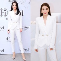 여자면접복장 여성 세미 정장 세트 하객룩 비지니스룩 투피스 A03