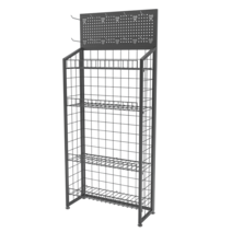 마트 편의점 과자 마른 안주 진열대 후크형 매대 선반, C