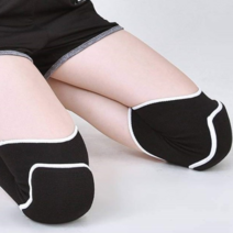 JIVA 스포츠집안일댄스축구 무릎보호대, 블랙앤화이트