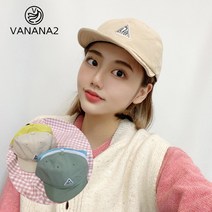 VANANA2 힙 키치 트라이 자수 와이어 숏챙 캠프캡 (6color)
