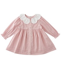 [AK PLAZA] [밍크뮤]PK)아일렛꽃잎카라원피스34115-400-03