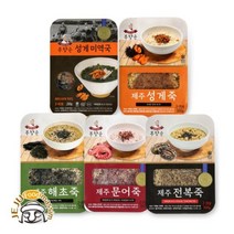 부향순 제주 전복성게문어해초죽+성게미역국 간편식 컬렉션, 단품