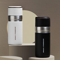 스타벅스 SS 블랙앤골드 텀블러 500ml, 아이보리