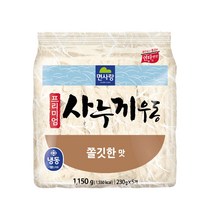 면사랑 프리미엄 사누끼우동 쫄깃한맛 1.15kg(230g x 5) 냉동우동면 우동사리, 단품