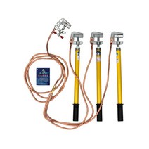 절연방지봉 클램프 파이프조인트 바이스 알루미늄, 가방 클립 링 스프링 1m로드 1x3+3