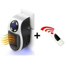 500w 원격 벽 히터 휴대용 전기 히터 룸 히터 난방 플러그 미니 스토브 가정용 라디에이터 워머, 우리를, 리모콘으로