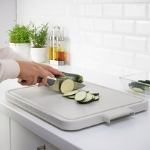 직사각 정사각 가벼운 도마 49x35cm 라이트그레이 릴하베트, 상세페이지 참조