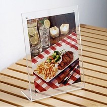 [에이치플러스몰] 자석액자 L자 세로 210x297mm A4사이즈 메뉴판 디스플레이 pop, 상세 설명 참조