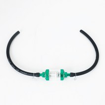 차량연료필터색상 8mm 바이크 오토바이 내부 연료 필터 가솔린 + 라인 호스 클립 모토 스쿠터 더트 바이크, 03 green