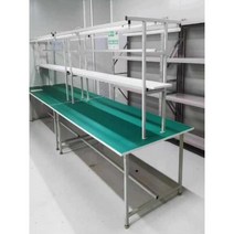 프로파일작업대 정비테이블 스틸 공장 창고 생산 물류, 단면 램프 소켓 240x80x180, 1개