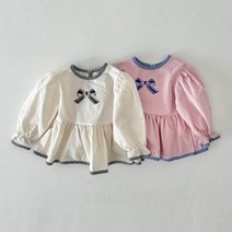 바바미뇽 프리티블라우스 (크림핑) XS-2XL