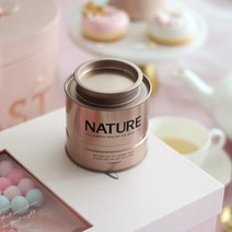 에버라인 찻잎 사탕 커피 보관 깡통 틴케이스 캔들 용기, 메탈