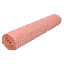 꽃다발포장지 꽃자재 예븐 꽃 포장지 부자재 250*25cm 장식 종이 접기 주름 크레이프 공예 DIY 만들기 포장 스크랩북 파티 배경, peach