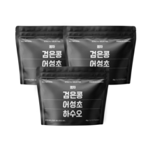 뻥차 검은콩 어성초 자소엽 하수오 측백 감초 블랜딩티 생분해성 삼각티백 긴끈 카페인없는 물대신차, 2g, 60개입