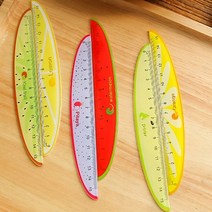 HY 귀여운 과일모양 플라스틱자 문구류 눈금자