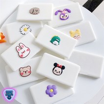 뚱공주몰 휴대용 마스크 보관 케이스 편리하고 위생적인, 1개, 곰돌이