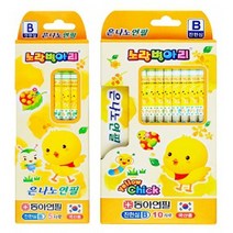 아주문구 노랑병아리 은나노연필, 노랑병아리 은나노연필5본 B연필
