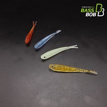 [배스밥] 송사리웜 피네스 미드스트롤링웜 리얼웜 물고기모양미끼 배스루어 쏘가리 꺽지 볼락, 송사리웜-3