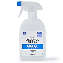 AWAS 에탄올 항균 살균 소독스프레이 500ml, 1개