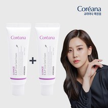 [1+1] 코리아나 루바체 EGF 시카케어 크림_판테놀 세라마이드 마데카소사이드 이지에프 피부재생 크림 / 미백 주름개선 기능성