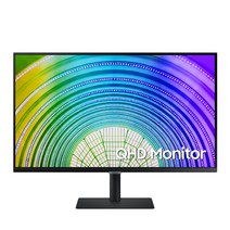 삼성전자 S32A600U 80cm QHD 슬림베젤 피봇 모니터 HDR10 프리싱크 지원 USB-C Type, LS32A600UUKXKR