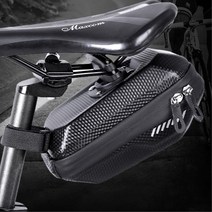 락고정 로드 자전거 안장가방 MTB 방수 백 라이딩수납가방, 1개, 블랙